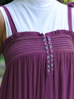Weslie Jumpsuit - Plum